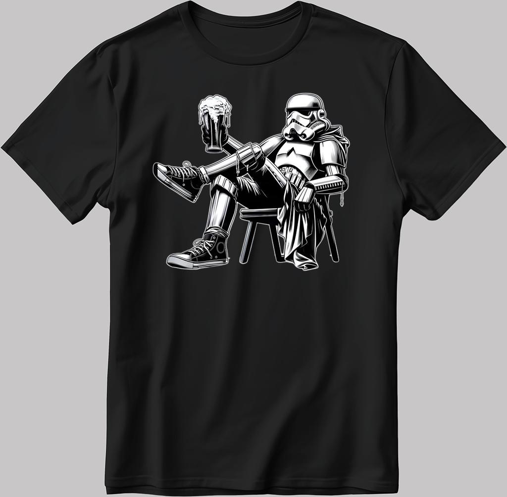 StarWars Stormtrooper Black White Men/ Women T Shirt AA09