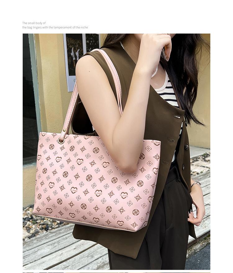 2023 Women's Large Capacity Two-Piece Shoulder and Handbag Set – European Tote Style
