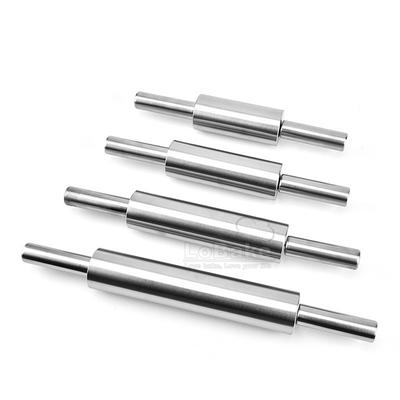 Stainless Steel Flour Rolling Pin Flour Stick Pressing Surface Roller Household Kitchen Tools