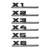 3D ABS competition car trunk badge emblem Thunder edition sticker for BMW M1 M2 M3 M4 M5 M7 M8 x2m x2m x3.0 m x4m X5M X6M x7m X5