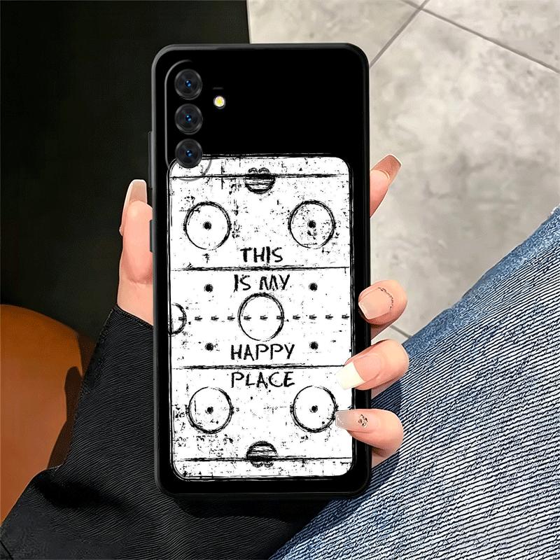 Ice Hockey Rink Sport Soft Phone Case for Samsung A17 A37 A57 A16 A26 A36 A56 A15 A25 A35 A55 A14 A24 A34 A54 A13 A23 A33 A53 A5