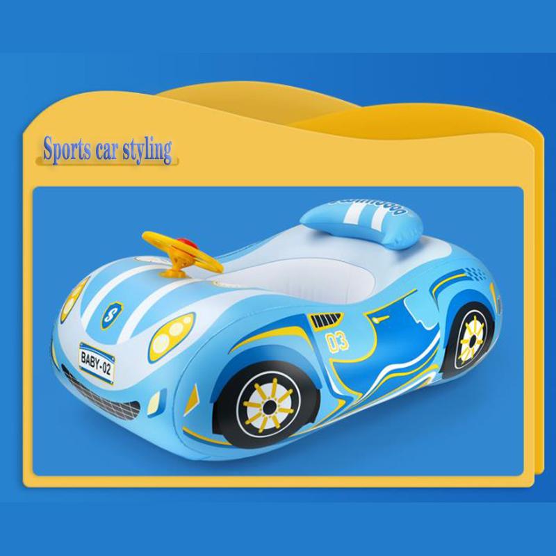 Nowy model samochodu sportowego koło do pływania dla dzieci nadmuchiwany basen pływające siedzisko zabawki dla dzieci
