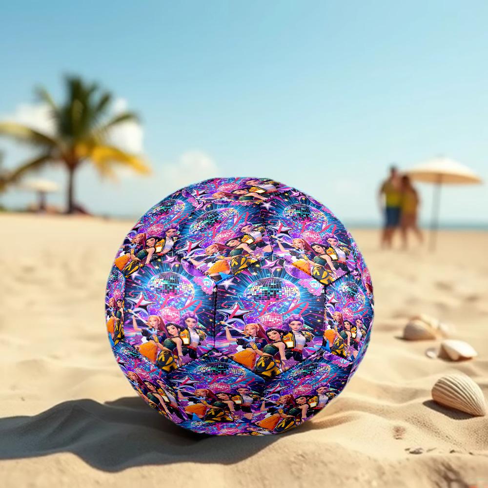 K Print Size 5 Soccer Ball, Standard Match Football for Sports Game and Team Practice, Ideal Gift for Soccer Fans