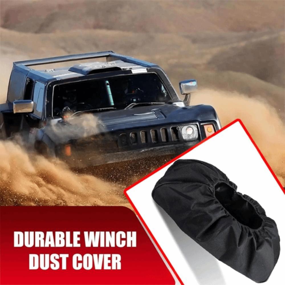 Waterproof Winch Protection Cover Dustproof Badlands Winch Cover Car Winch Cover Car Accessory