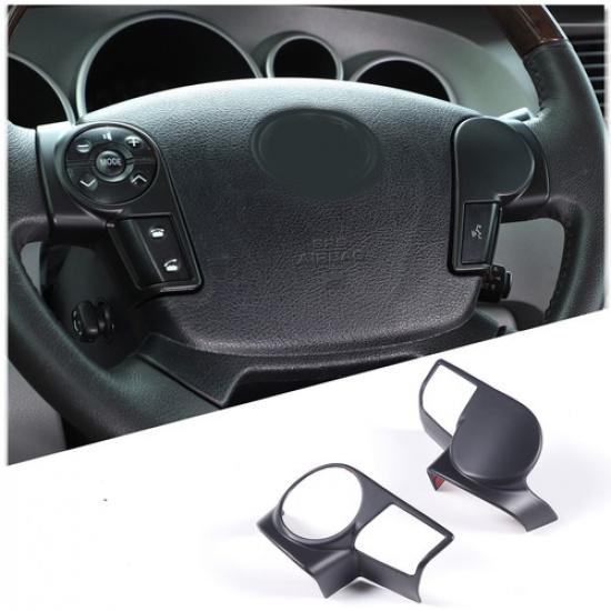 Matte Black ABS Steering Wheel Panel Cover Trim For Toyota Tundra 2007-2013