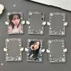 INS Acrylic Photocard Holder Bag Pendant 3 Inch Card Display Card Holder Colorful Angel Wings Card Protector Bank Card