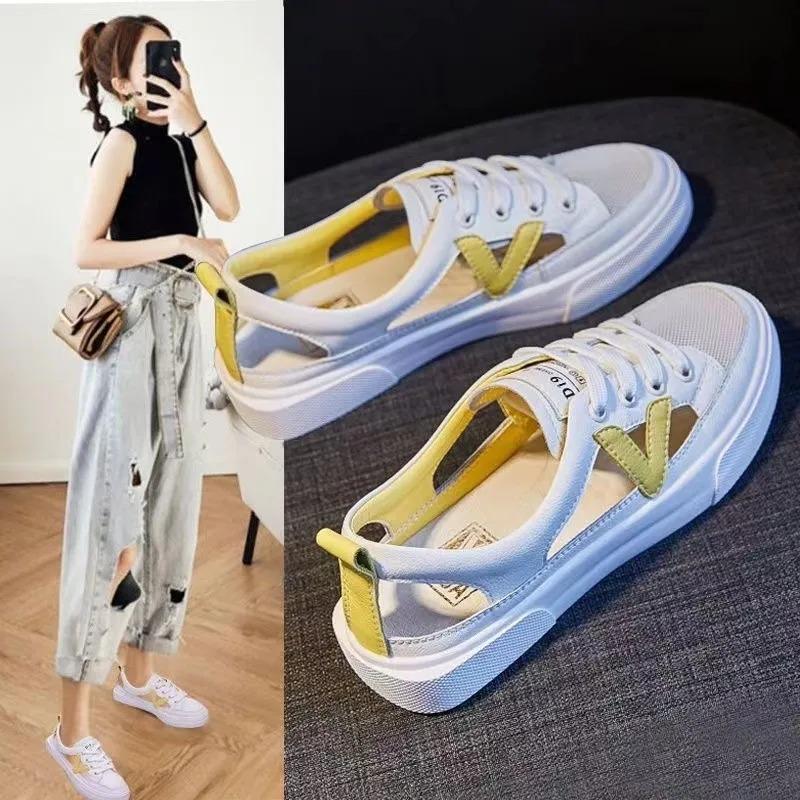 Fashion 2025 Women' Sandals New Korean Fish-mouth Sandals Metal Decorative Transparent Women's Shoes Large Zapatos Para Mujer