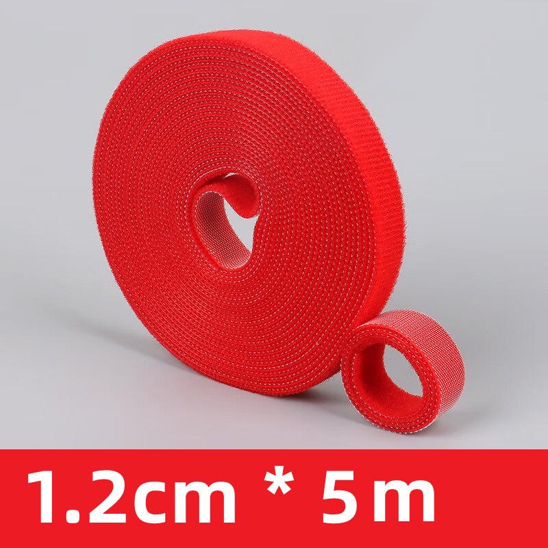 Nylon Plant Bandage Ties Black Green Garden Twine Plants Tie Velcro Fastener Tape Garden Hook Loop Bamboo Cane Wrap Support 5M