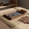 Minimalist Design Jewelry Tray Wooden Wood Grain Platter Elegant Display Tray  For Dressing Table