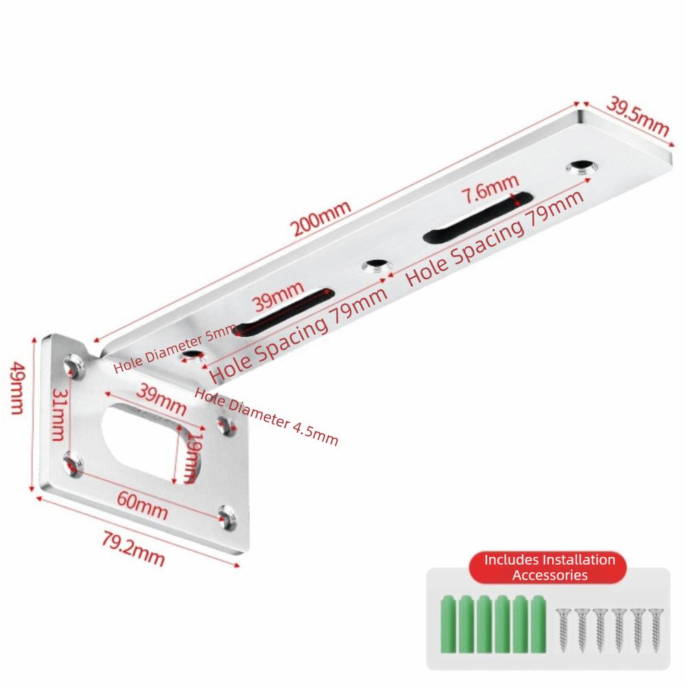 Stainless Steel L Shelf Bracket 90 Degree Angle Heavy Duty Corner Brackets Laminated Support Shelf Brackets Shelf Support
