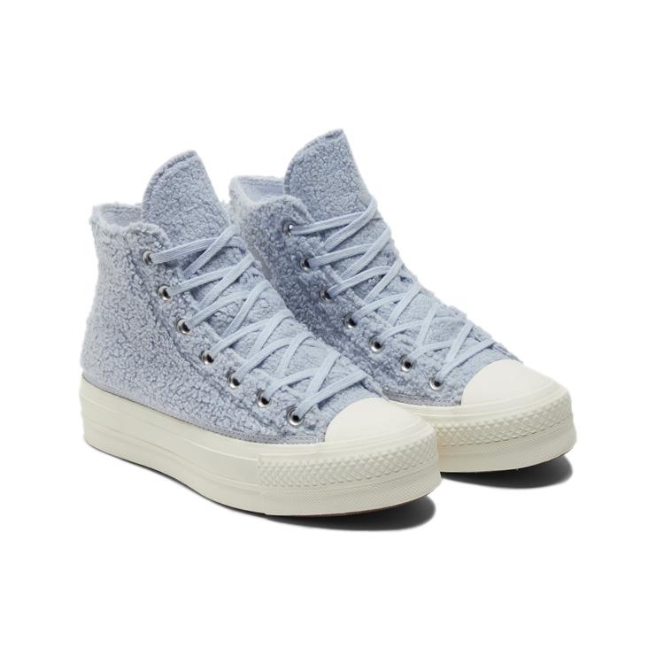 Chuck Taylor All Star Wmns Converse Platform High 'Cozy Sherpa - Ghost' Damskie 572240C