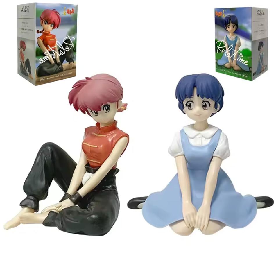 Original BANDAINAMCO BANPRE Ranma 1/2 Relax Time Shampoo Tendou Akane Figure Model in Stock Collectible Toy Figurine for Fans