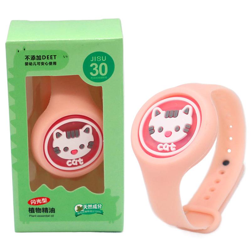

Children Baby Mosquito Wristbands Cartoon Anti-mosquito Bracelet Outdoor Portable Protection Wristbands Silicone Material