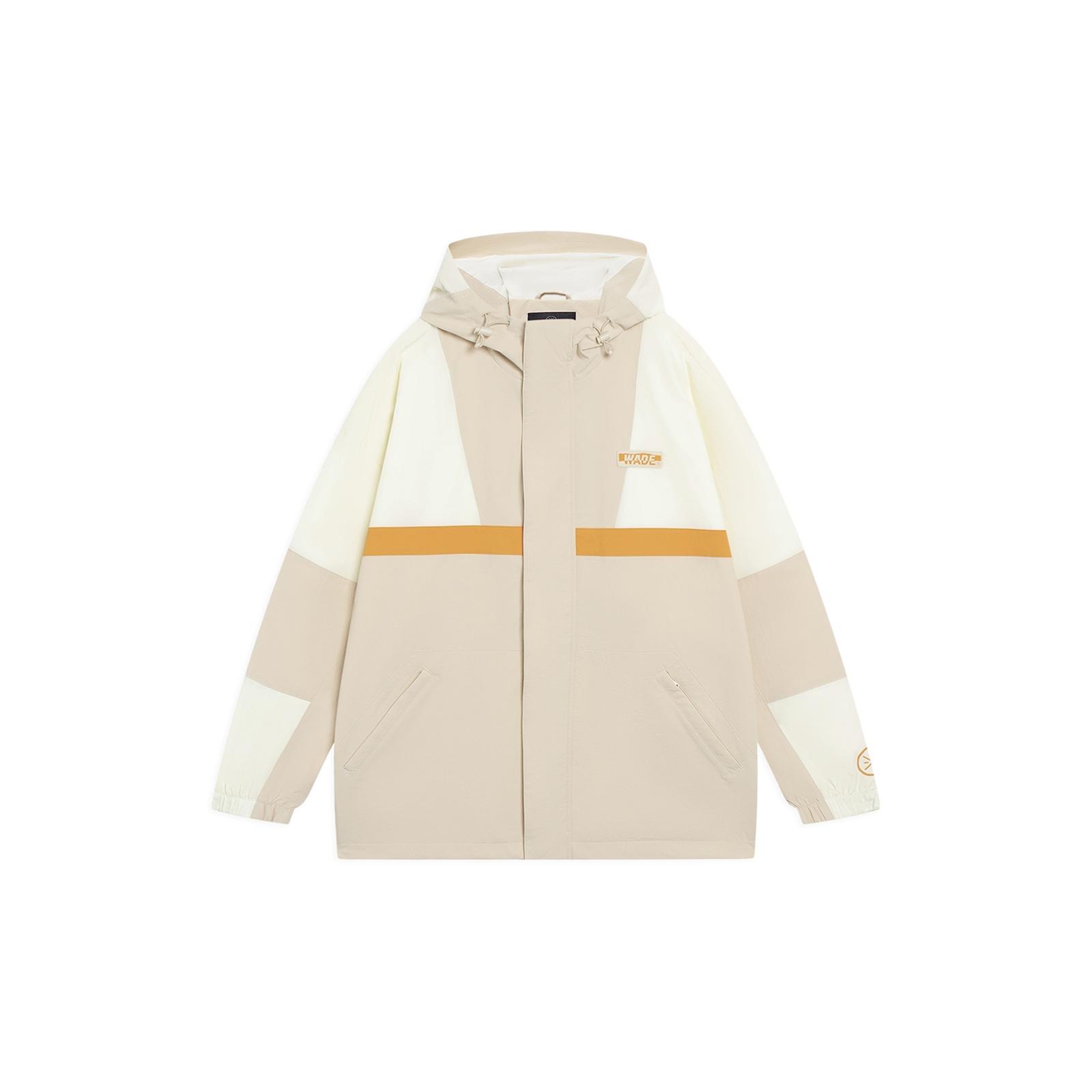 Li-Ning Way Of Wade Graphic Windbreaker Creamy White Men s AFDT085-7 L