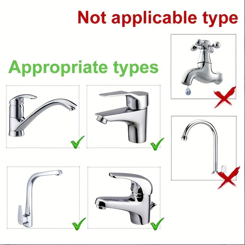 1PC Easy Installation U-shaped Silicone Faucet Extender, Hygienic Hand-touch and Splash-proof Design
