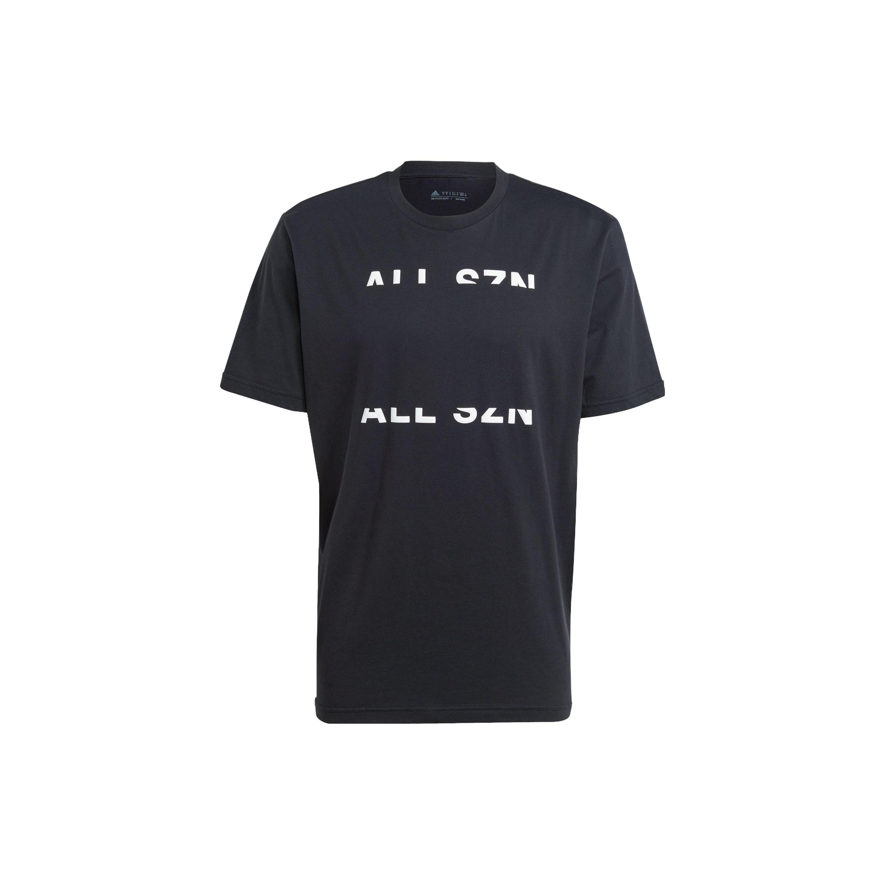 adidas Sportswear ALL SZN Short Sleeve T-shirt  Black  Men s IL8487 XL