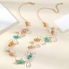 Fashion Cute Shell Crystal Pendant Necklace For Women