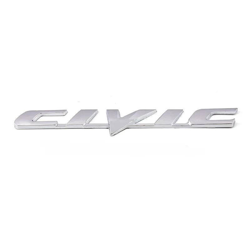 Insignia de Letra Metálica 3D Ivtec Pegatina Calcomanía Estilo de Coche Para Logo Civic Pegatinas Calcomanías Traseras de Maletero de Coche Accesorios de Coche