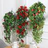 Artificial Flower Vine Indoor Wall Hanging - Green Trailing Plant Décor