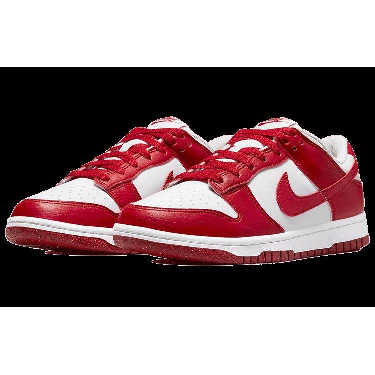 Nike Dunk Low Next Nature Gym Rouge Baskets Femme Blanc DN1431-101