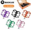 BUCKLOS Bicycle Flat Pedals DU & Sealed Bearing MTB Road Bike Pedals CNC Aluminum Alloy Anti-slip Cycling Pedal Bike Parts