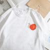 Retro Trend Versatile T-shirt With Short Sleeves Summer Fashion Label Ins For Student Couples Half Sleeved Top For Men Women