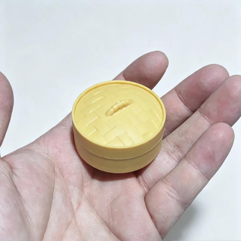 1Pc Cute Mini Steamed Crystal Bun Stress-Relief Squeeze Toy Slow Rebound Desk Decoration Birthday Gifts