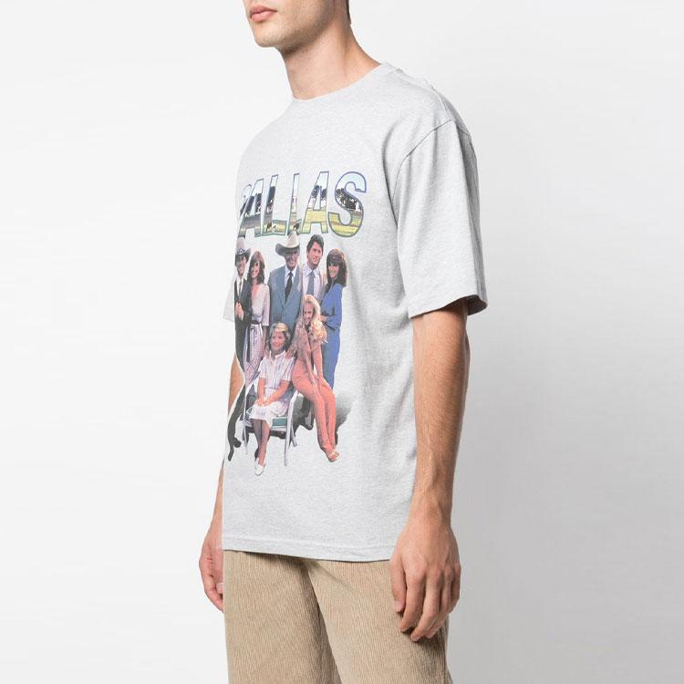 Palace Pallas Movie Character Feuds Short-Sleeve T-Shirt Unisex Tops Green Grey P16TS068