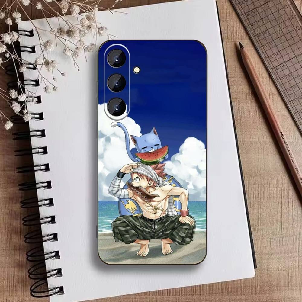 ANIME S-FAIRY TAIL Phone Case For Samsung Galaxy A73,A72,A71,A70,A52,A51 Others Soft Black Cover