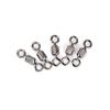 50Pcs Fishing Swivels Knurling Connector Bearing Swivel Fishhooks Accessories