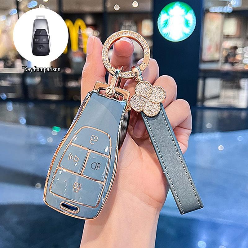 Schutzhülle für Autoschlüssel Beijing BJ40/BJ30/BJ60/BJ20/X7/EU5 für Damen