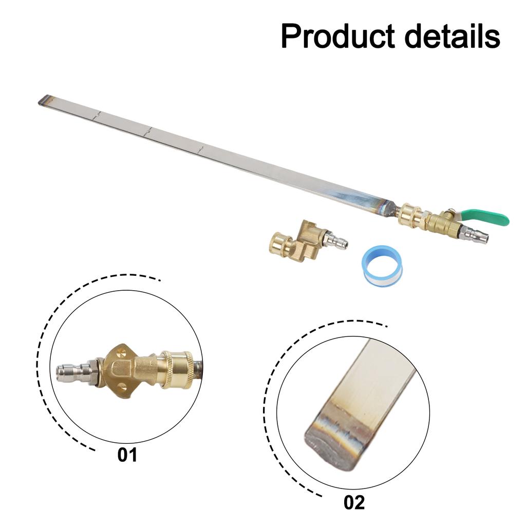Quick Connector Tool As Picture 4500 PSI Washer 180 Swivel Connection 5mm Flat Spray Head Efficient Attachment