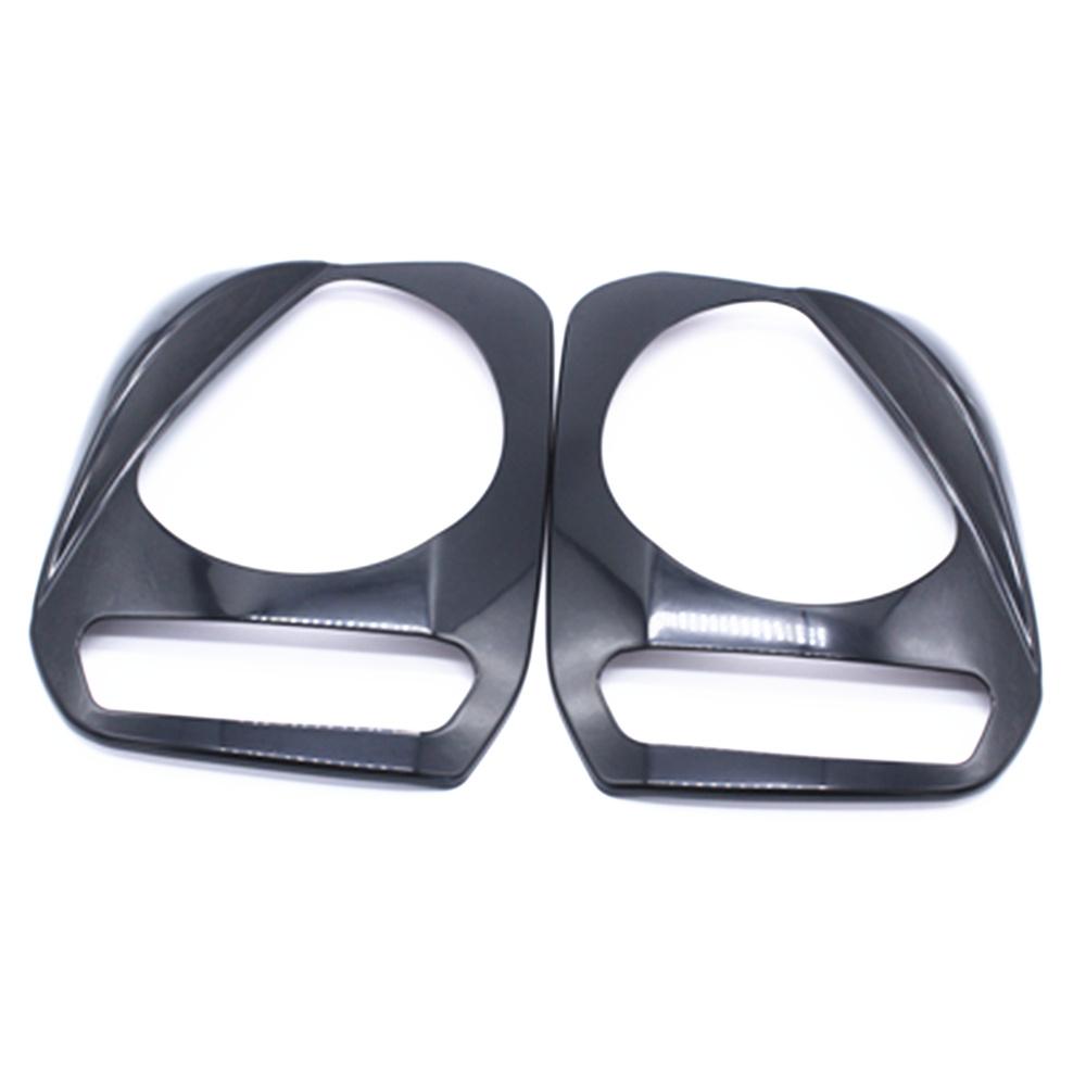 2pcs Front Light Headlight Lamp Cover Exterior Frame For Suzuki Jimny 07-15