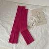 Hongzhi/Knitted Gloves Cool Autumn Warm Sleeves Women's Solid Color Sweet Hand Sleeves Open-toed Korean Wool Half Sleeves