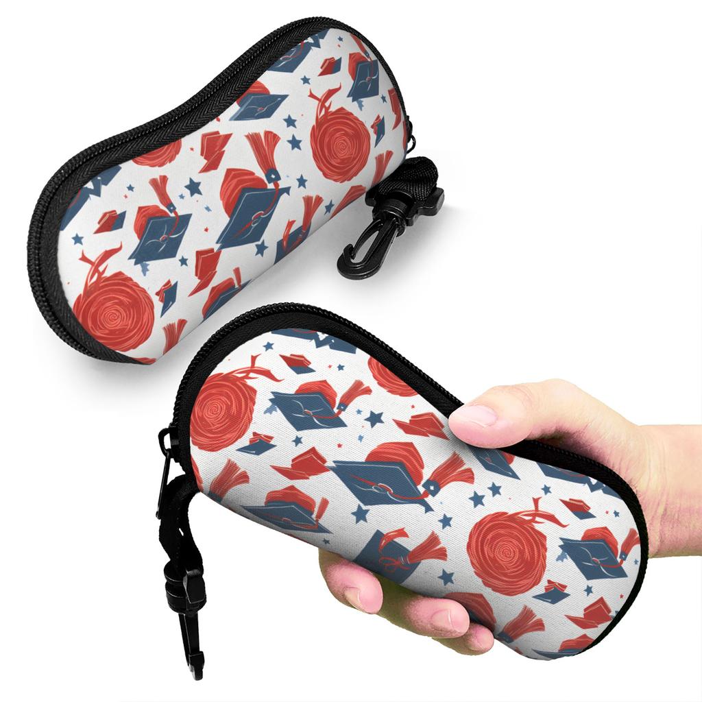 Harajuku Graduation students school Graduate Glasses Case New Accessories Glasses Protector Cartoon Eye Contacts Case