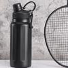 Insulated Water Bottle Portable Thermos Water Bottle 750ML Stainless Steel Double Wall Vacuum Sport Bottle with Straw