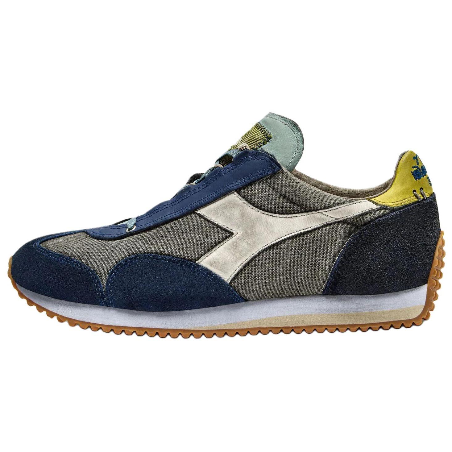 Baskets pour Hommes Diadora Basse Chaussures Décontractées Unisexe Gris Bleu 40.5 gray