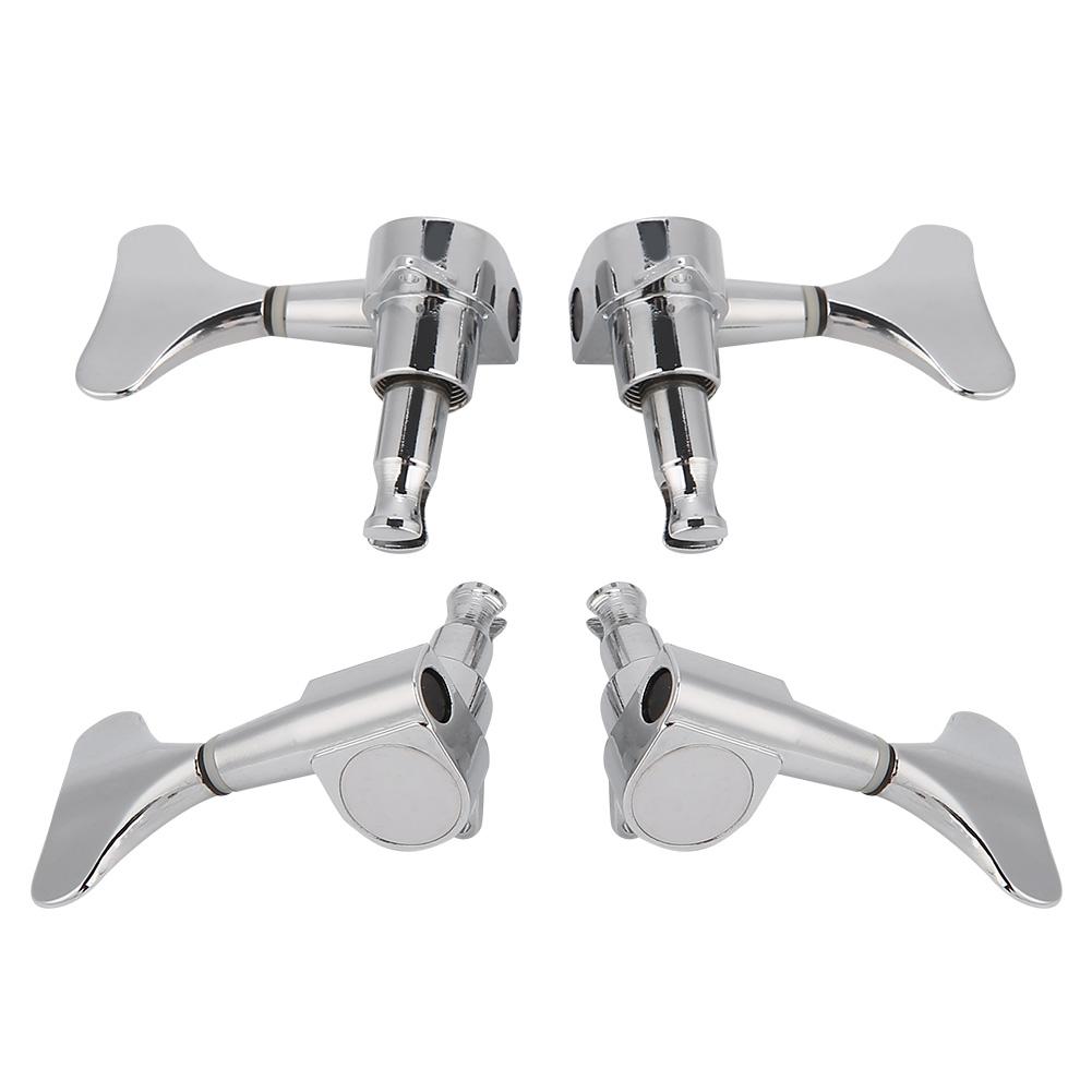 2L2R Fishtail shaped Button Sealed Bass Guitar Tuning Pegs Machine Heads