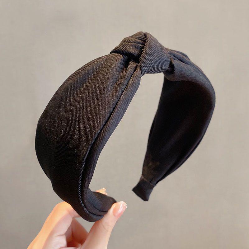 Women's Retro Wide Headband: Versatile Hair Clip for Washing Face & Masks