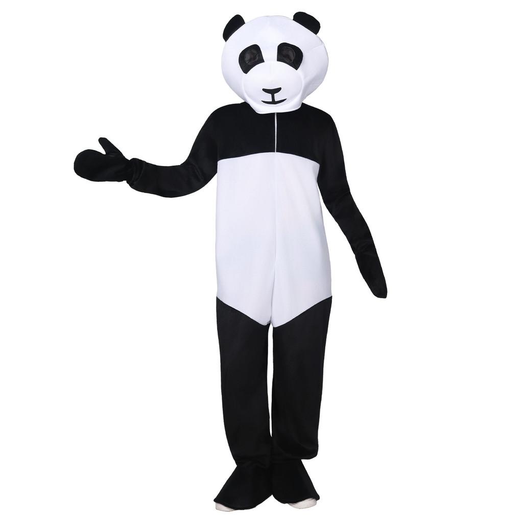 Panda Kostým Pro Dospělé Na Halloween Z Polyesterového Materiálu Perfektní Pro Cosplay A Večírky