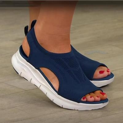 Dámské boty Léto Pohodlné Ležérní Sportovní sandály Dámské Plážové Klínkové sandály Dámské Platformové sandály Římské sandály Plus Size