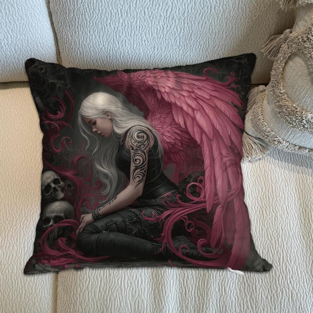 Kawaii Sun God And Angels Ornamental Pillows Decorative Cushion Covers 45X45 Cushions Cover Home Decor Items Decorations Bedroom