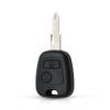 Para 206 106 107 207 307 407 306 406 Chaveiro Remoto de Carro com 2 Botões Capa Concha Fob Para Citroen C1 C2 C3 C4 Xsara Saxo Picasso