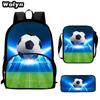 Football School Bag High Definition Waterproof Printing Multi-Functional Load Reduction Ridge Backpack