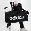 adidas Linear Duffel Bag With Zipper And Buckle Recycled Material Unisex Sports Bag Black FL3651