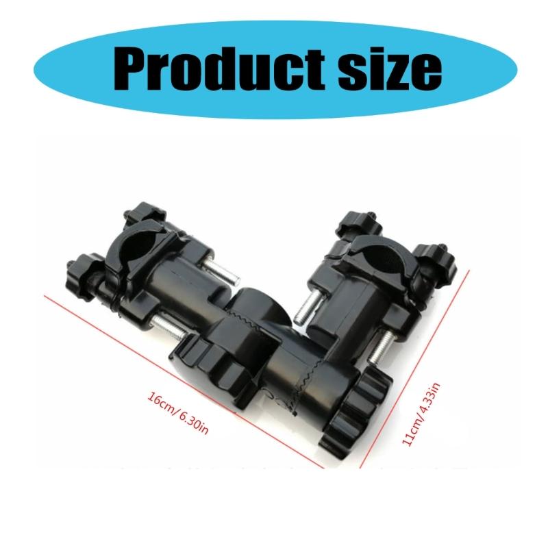 Umbrella Mount Clip 360Degree Rotate Fishing Chair Clamps Adjustable Fishing Chair Clamps Bracket Easily To Install