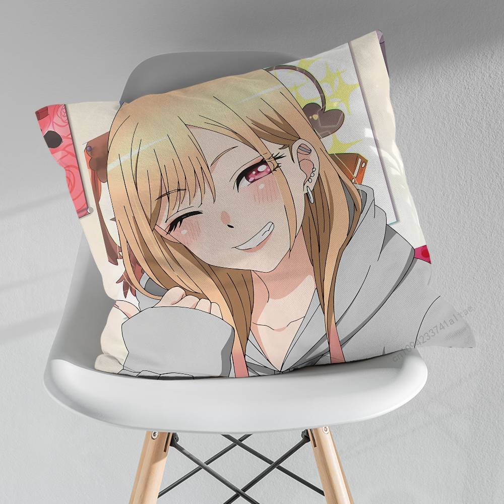 KKitagawa MMarin Cute pillow over living room sofa cushion cover home decoration bedroom room bed pillow cover
