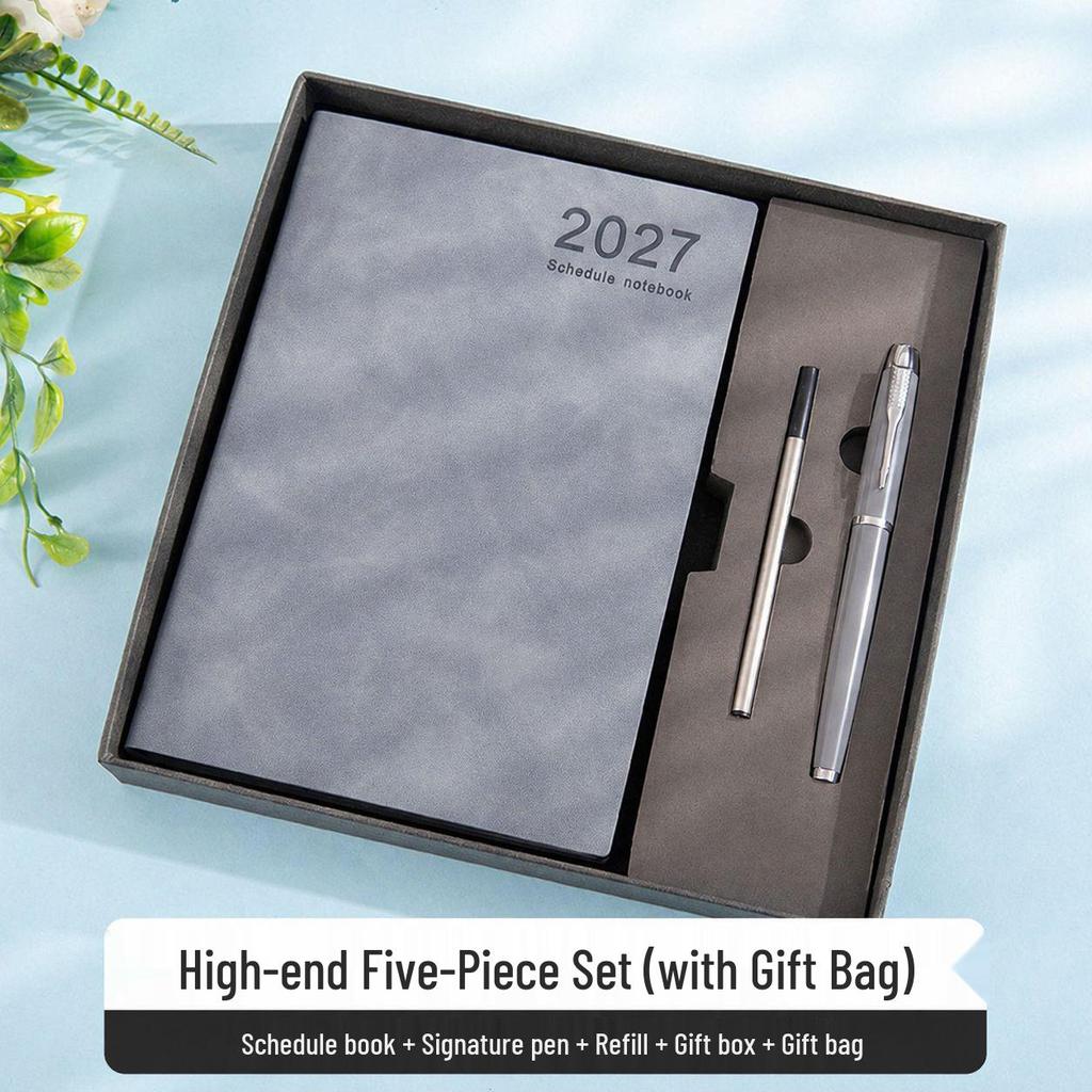2026 Daily Planner: Thickened One Page Per Day Business Diary Notebook