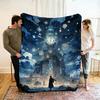 8 Sizes New Dream Castle Printed Warm Soft Flannel Blanket for Sofa Bed Cover Blanket Sofa Camping Blanket Child Adult Gift