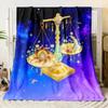 The Twelve Zodiac Signs Thin Blanket Bedrooms,living Rooms,sofas,offices,napping,camping,outings,girls' Gifts Custom Blanket
